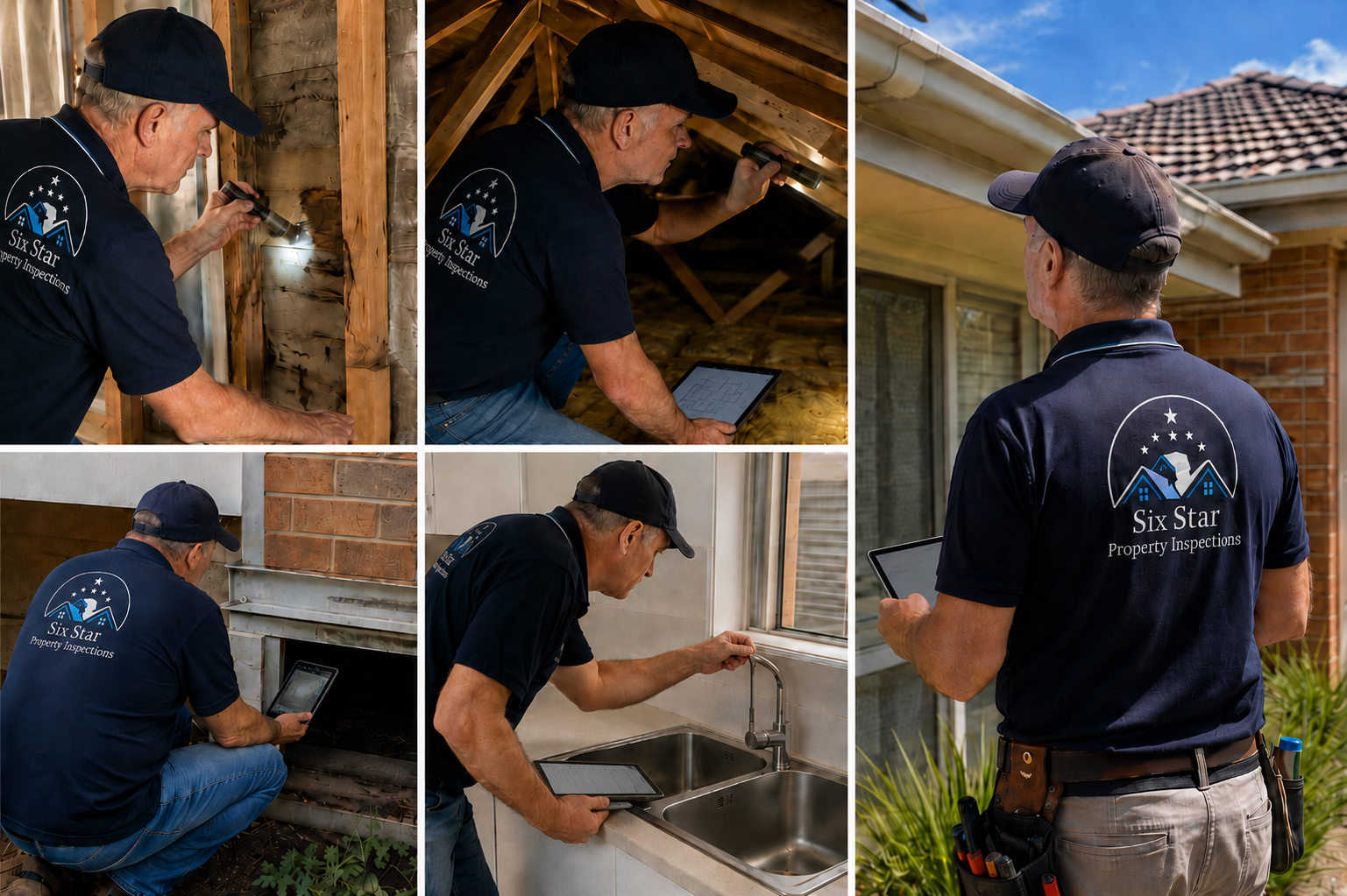 Brett carrying out residential property inspections across a Melbourne home